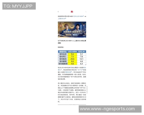 esports最新数据深入分析EDG与WE赛后复盘展现实力差异与战术对决